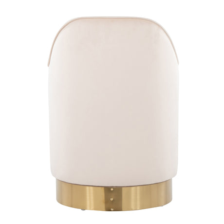 Metal Base Vanity Stool - OROA - view 7
