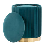 Modern European furniture - Nesting Pleated Ottoman (Set of 2) - www.oroa.com