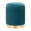 Modern European furniture - Nesting Pleated Ottoman (Set of 2) - www.oroa.com