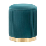 Modern European furniture - Nesting Pleated Ottoman (Set of 2) - www.oroa.com