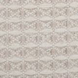 Ivory Woven Textured Storage Ottoman | OROA