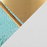 Gold Turquoise Table Lamp Set (2) | OROA