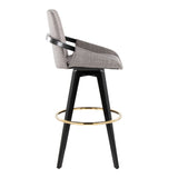 Fixed-Height Swivel Barstools (2) | OROA