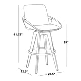 Fixed-Height Swivel Barstools (2) | OROA