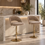 Modern Style Adjustable Barstools (2) | OROA