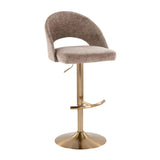 Modern Style Adjustable Barstools (2) | OROA