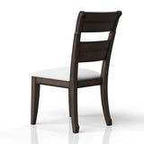 Modern European furniture - Chocolate Upholstered Dining Chair - www.oroa.com