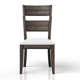 Modern European furniture - Chocolate Upholstered Dining Chair - www.oroa.com