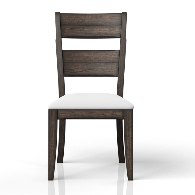 Modern European furniture - Chocolate Upholstered Dining Chair - www.oroa.com