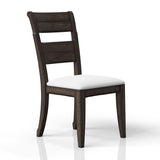 Modern European furniture - Chocolate Upholstered Dining Chair - www.oroa.com