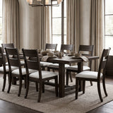 Modern European furniture - Chocolate Upholstered Dining Chair - www.oroa.com