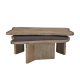 English Knotty Oak Nesting Cocktail Table | OROA