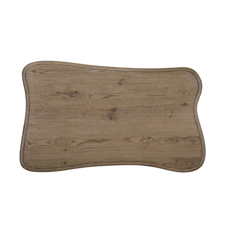 English Knotty Oak Nesting Cocktail Table | OROA