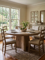 Round Solid Wood Dining Table | OROA