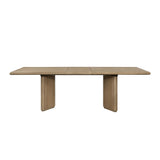 Angled Double Pedestal Extendable Dining Table | OROA