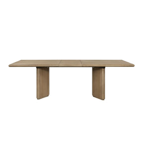 Modern European furniture - Angled Double Pedestal Extendable Dining Table - www.oroa.com
