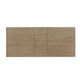 Angled Double Pedestal Extendable Dining Table | OROA