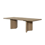 Angled Double Pedestal Extendable Dining Table | OROA