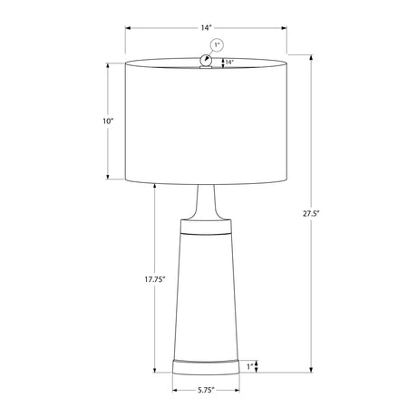 Black Metal Table Lamp | OROA