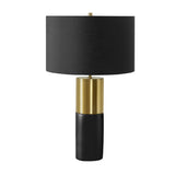 Black Fabric Table Lamp | OROA