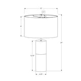 Black Fabric Table Lamp | OROA