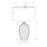 Cream Ceramic Table Lamp by OROA