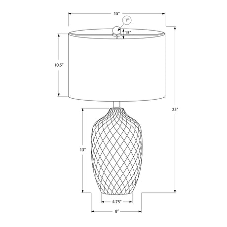 Cream Ceramic Table Lamp by OROA