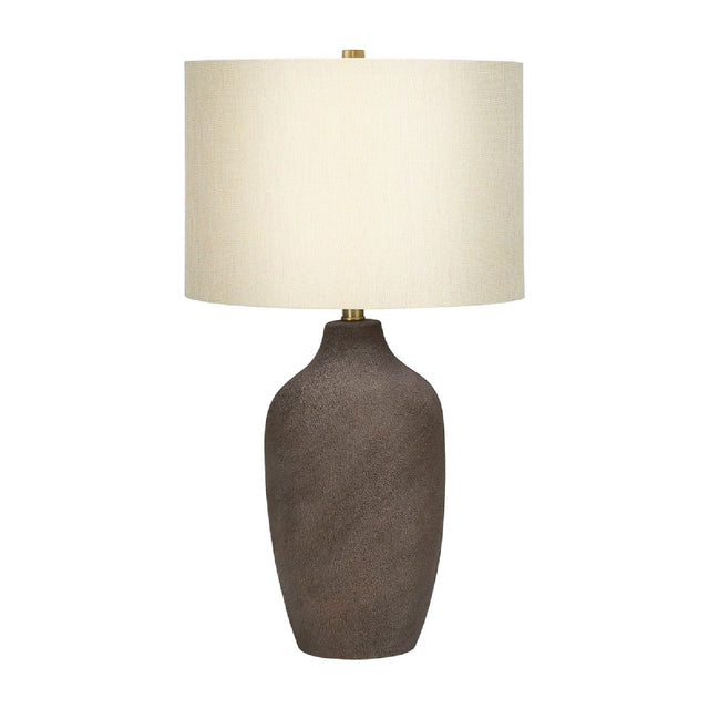 Gray Ceramic Contemporary Table Lamp by OROA