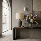 Gray Ceramic Contemporary Table Lamp by OROA