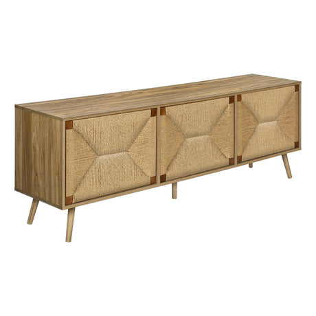 Natural Seagrass Accents TV Stand | OROA