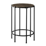Oak Round Side Table by OROA