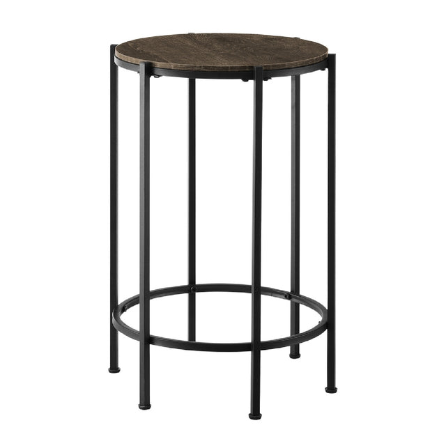 Oak Round Side Table by OROA