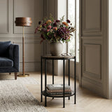 Oak Round Side Table by OROA