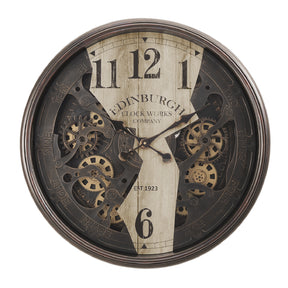 Modern European furniture - Brown Transitional Wall Clock - www.oroa.com