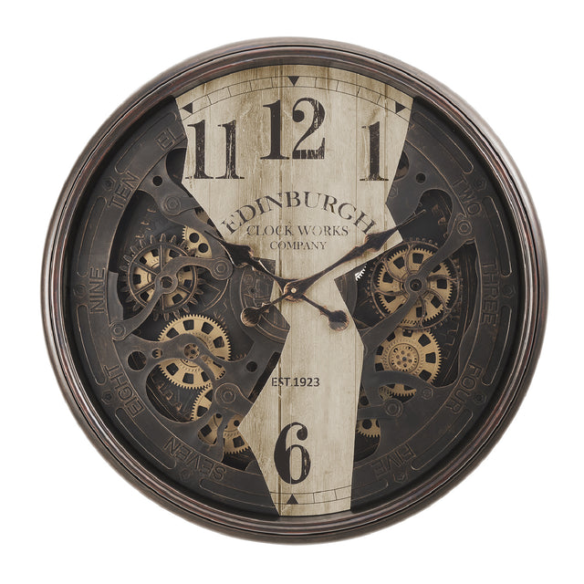 Modern European furniture - Brown Transitional Wall Clock - www.oroa.com