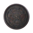 Modern European furniture - Round Black Gear Mechanism Wall Clock - www.oroa.com