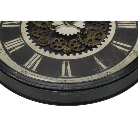 Modern European furniture - Oversized Brown Transitional Wall Clock L - www.oroa.com