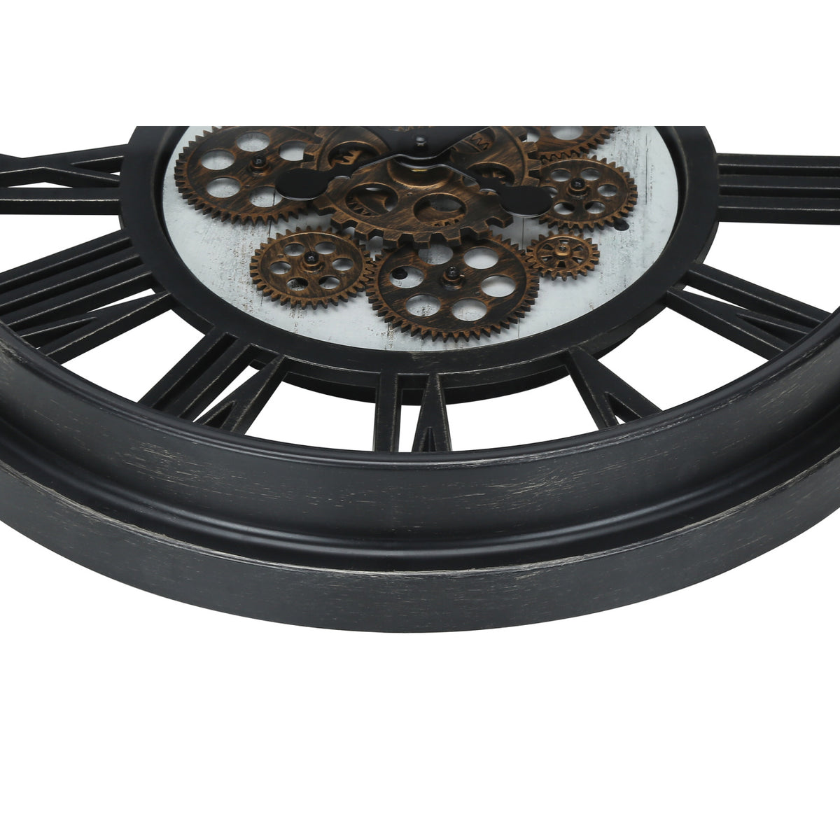 Round Black Wall Clock | OROA