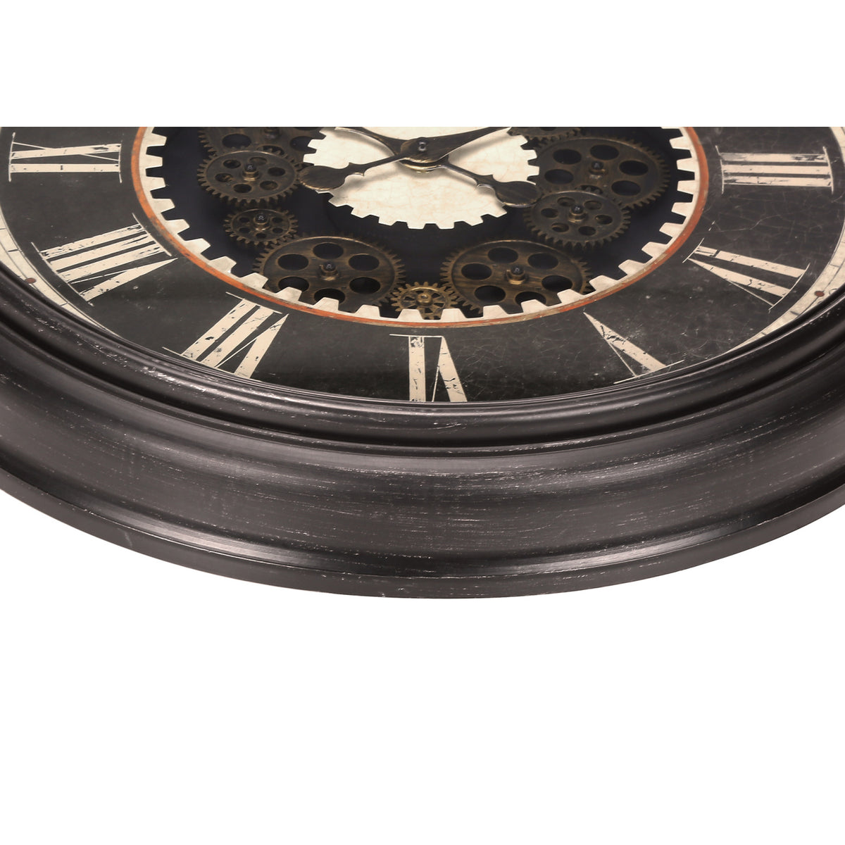 Modern European furniture - Brown Round Transitional Wall Clock - www.oroa.com
