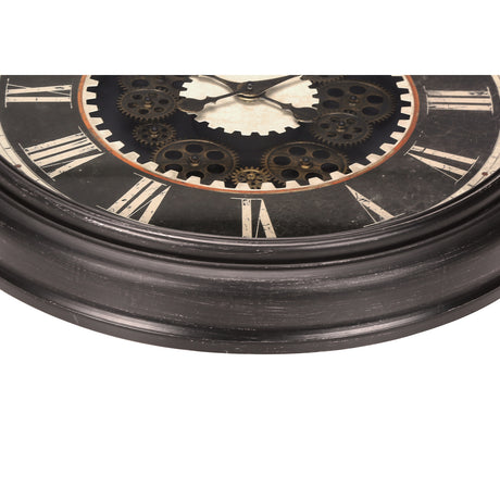 Modern European furniture - Brown Round Transitional Wall Clock - www.oroa.com