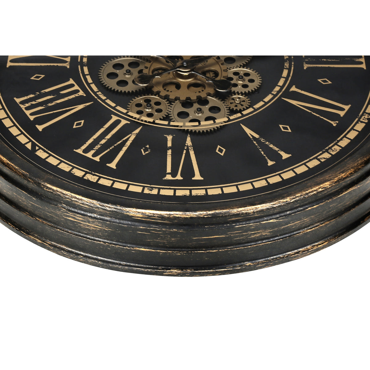 Brown Round Wall Clock | OROA