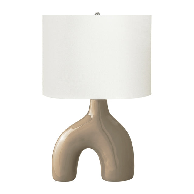 Brown Ceramic Table Lamp by OROA