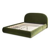 Modern Olive Green Upholstered Platform Bed | OROA - www.oroa.com