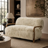 Modern European furniture - Taupe New Zealand Sheepskin Lounge Sofa - www.oroa.com