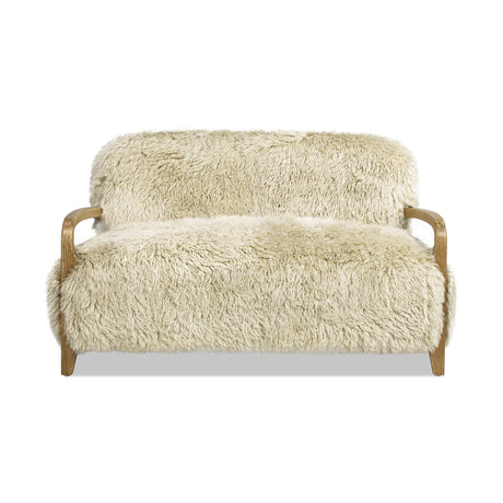 Modern European furniture - Taupe New Zealand Sheepskin Lounge Sofa - www.oroa.com