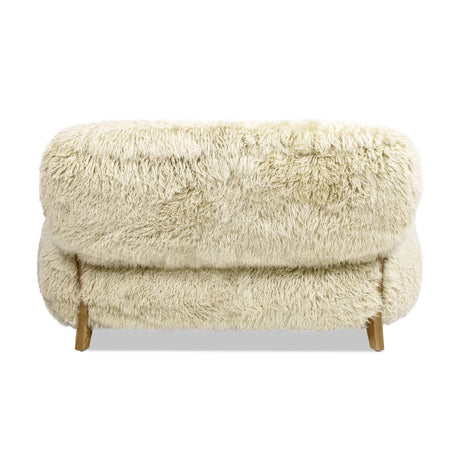 Modern European furniture - Taupe New Zealand Sheepskin Lounge Sofa - www.oroa.com