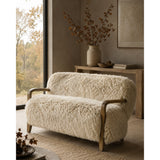 Modern European furniture - Taupe New Zealand Sheepskin Lounge Sofa - www.oroa.com