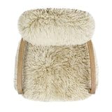 Modern European furniture - Upholstered New Zealand Sheepskin Oak Armchair - www.oroa.com