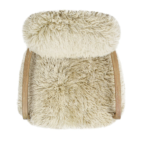 Modern European furniture - Upholstered New Zealand Sheepskin Oak Armchair - www.oroa.com