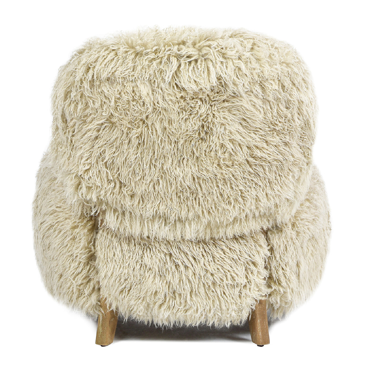 Modern European furniture - Upholstered New Zealand Sheepskin Oak Armchair - www.oroa.com